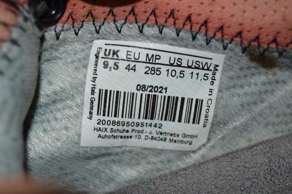 Adidasi HAIX 44 BLACK EAGLE Adventure 2.2 Gore-tex outdoor