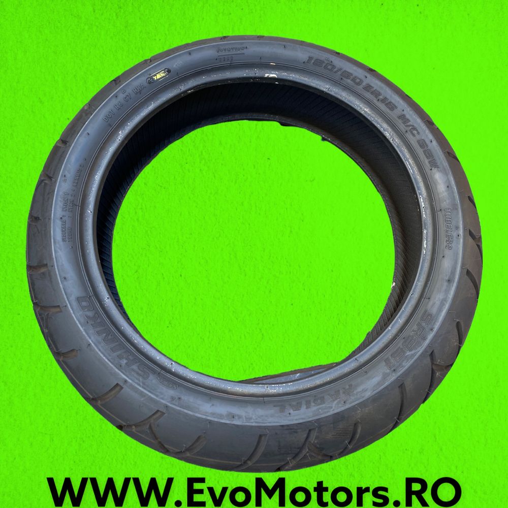 Anvelopa Moto NOUA 160 60 16 Shinko SR881 0km Cauciuc Evomotors C65