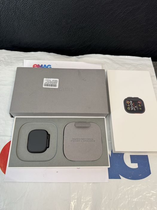 КАТО НОВ 49mm Apple watch Ultra 2 Гаранция EMAG 2026г. Black