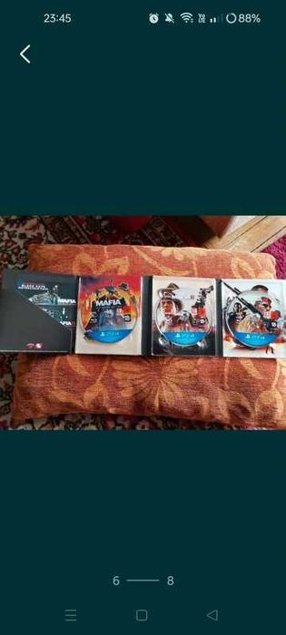 Vând jocuri MAFIA collection Playstation 4 PS4 colecție 1 , 2 și 3