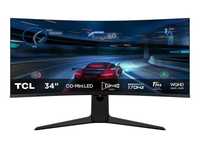 Monitor Gaming Curbat QD-Mini LED TCL 34R83Q, 34", UWQHD