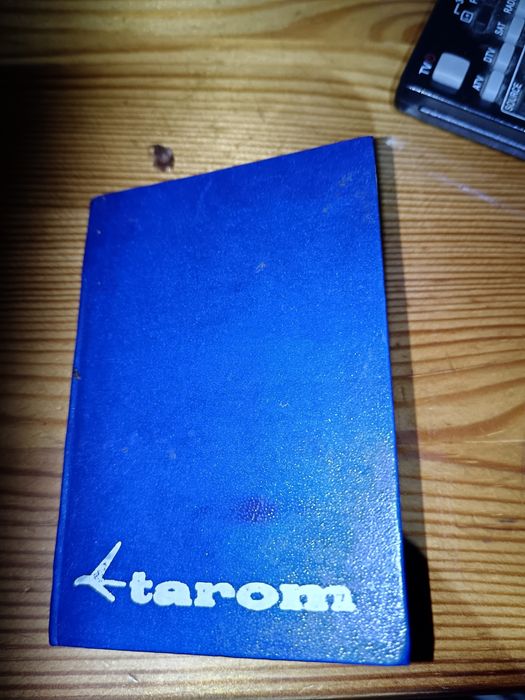 Carnețel tarom ani 80