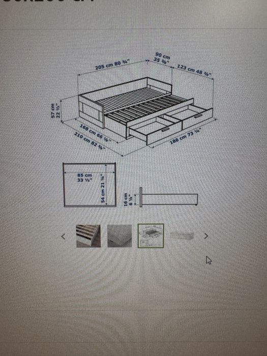 Кровать IKEA Бримнэс Кушетка