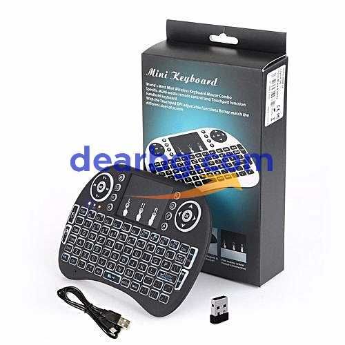 Мини безжична клавиатура с тъчпад за SmartTV, TVBox, Компютри, Android