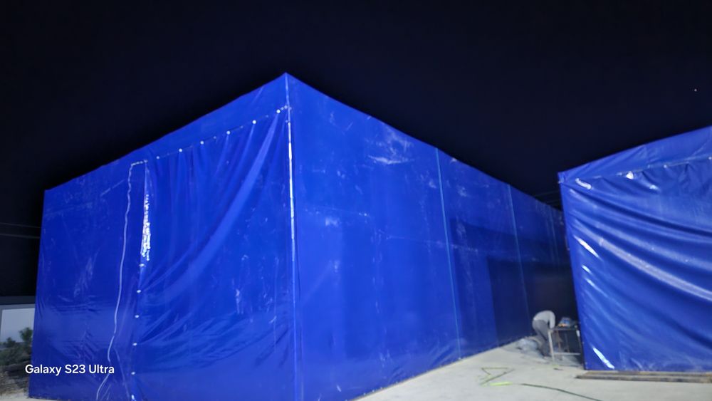 Банер тент баннер бассейн и сарафан навес  установка