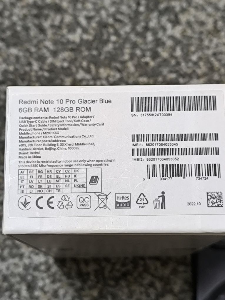 Redmi note 10 pro
