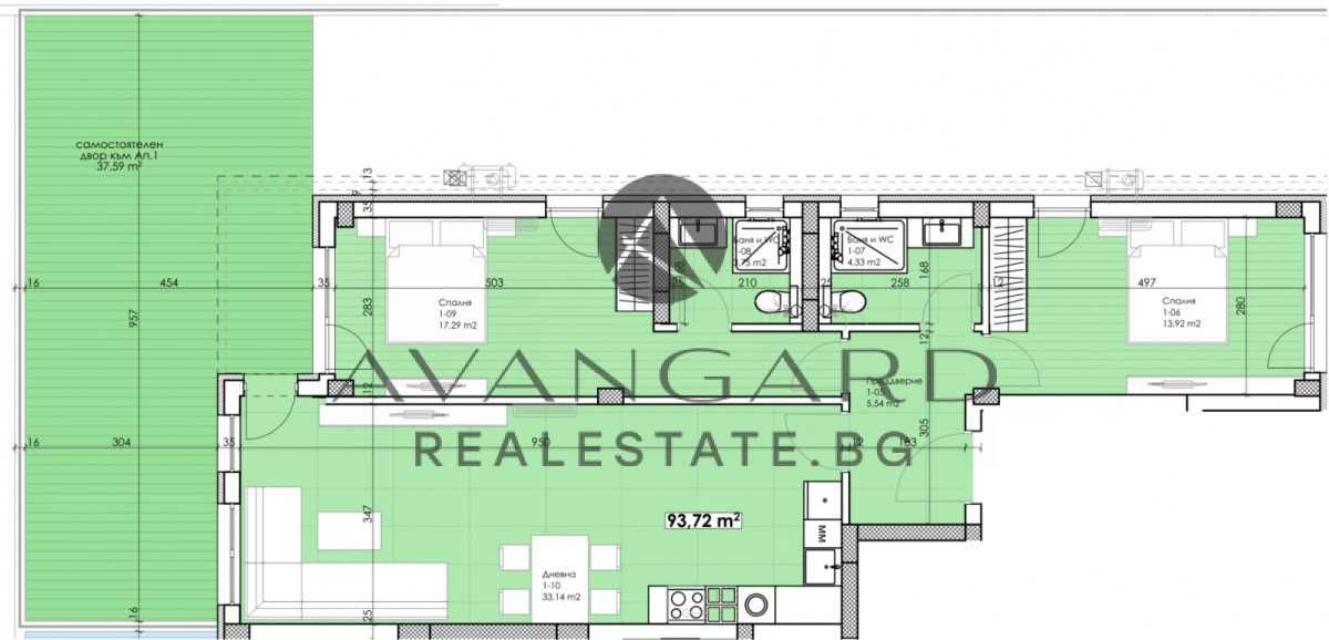 Продава се Тристаен апартамент в Пловдив, Беломорски - 143 кв.м за 1090 €/кв.м - Снимка #13