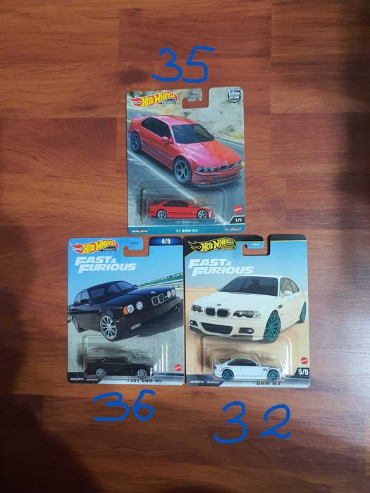 Hot Wheels-BMW,Honda,Nissan,Porsche,Mazda,Audi,Mercedes
