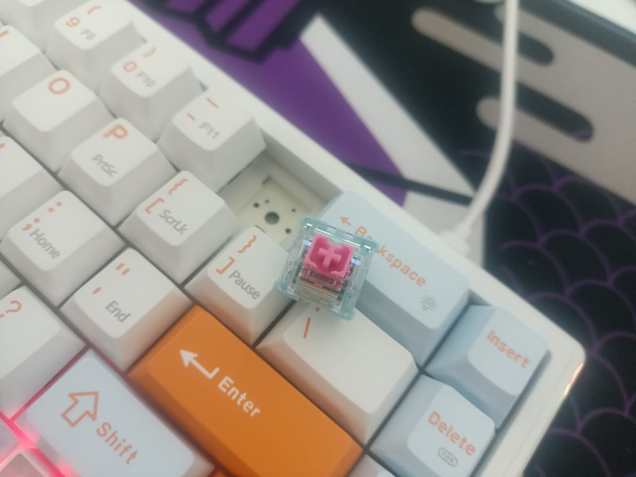 Mechanical keyboard Monka68 poro edition