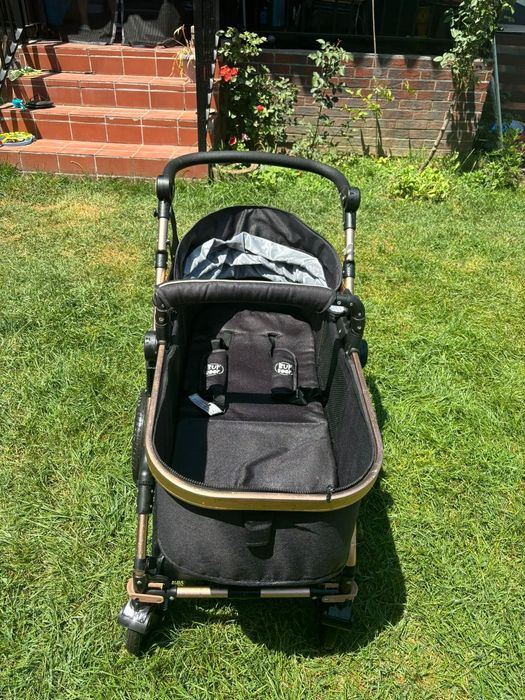 Cărucior copii Negru/Auriu