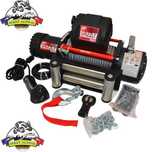 Troliu auto Grizzly 13000 lbs - 5897 kg - raport 180:1 - cablu otel