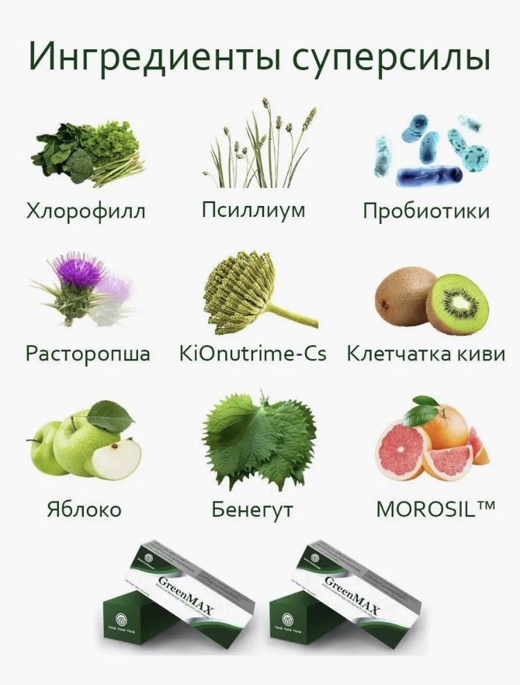 GreenMAX детокс для похудения и очищения