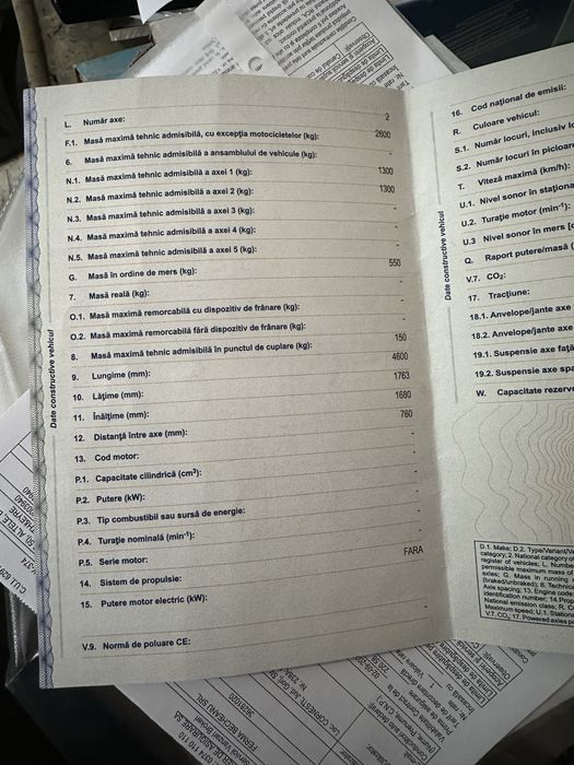 Remorca utilaje Meredith