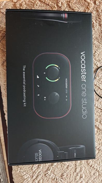 Focusrite vocaster studio one - kit podcast