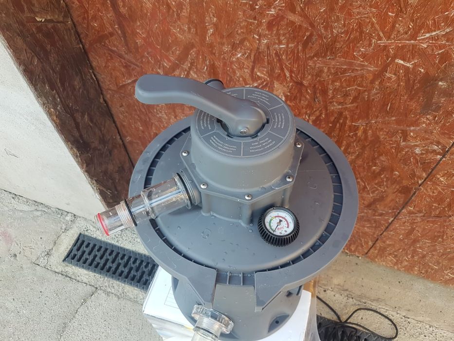 Vand Pompa filtrare apa piscina, cu un manometru integrat usor de citi