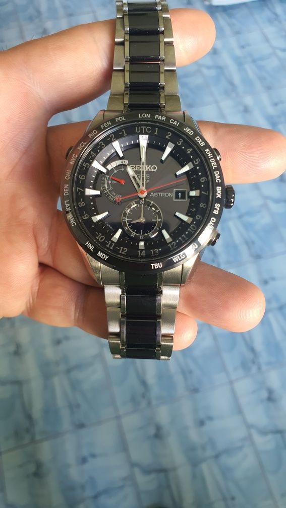 Seiko Astron GPS solar titanium ceramics sappire 47 mm