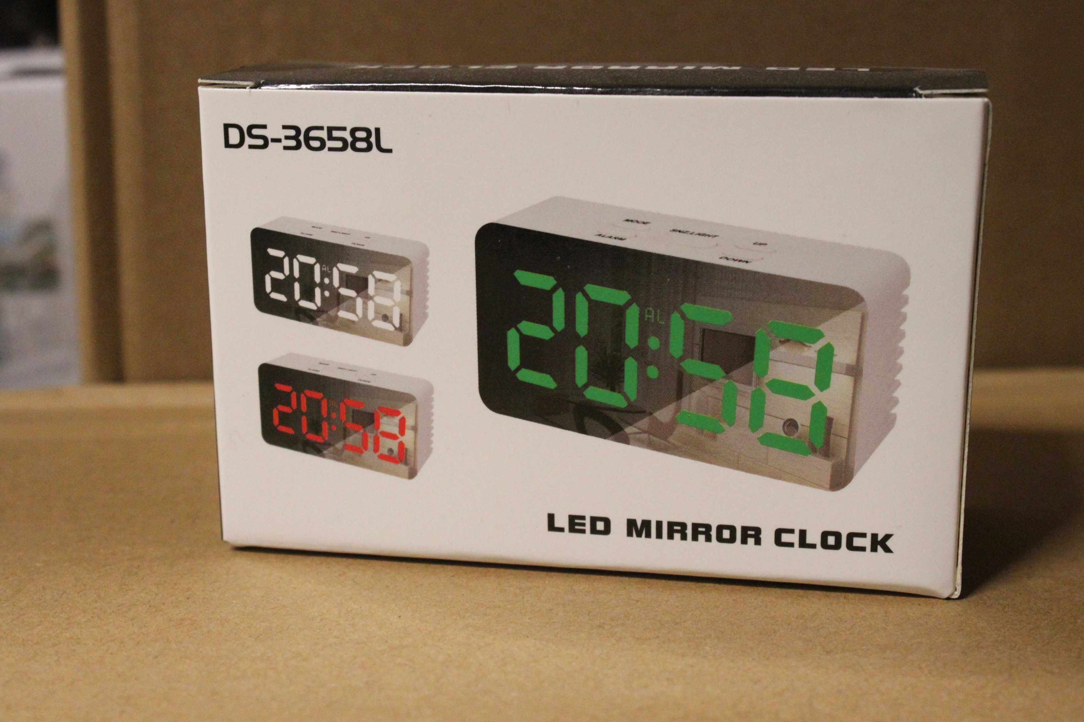 Ceas digital led de birou DS-3658L temperatura alarma mirror