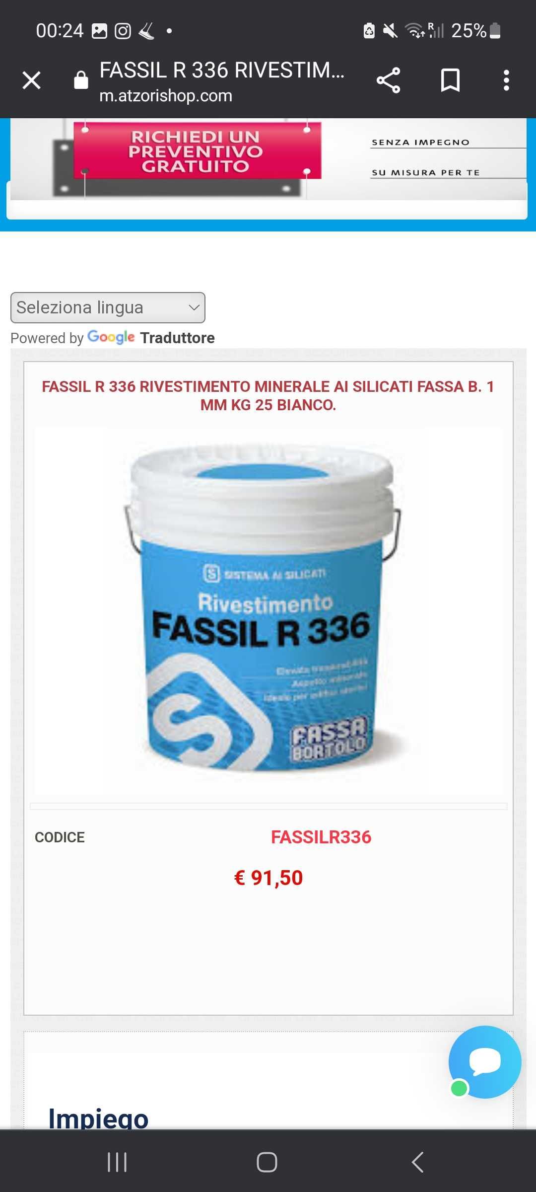 Tencuiala decorativa.Acoperire cu silicați FASSABortFASSIL R336