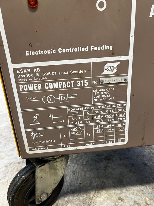 Aparat sudura Power compact 315,380 v