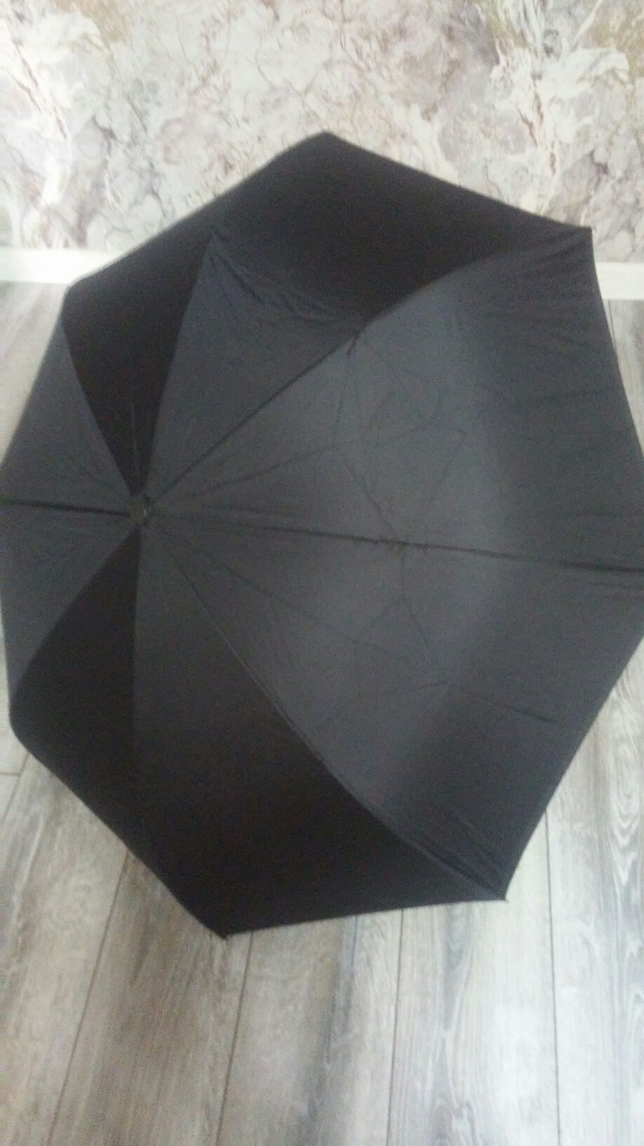 Зонт-перевертыш. Двойная ткань