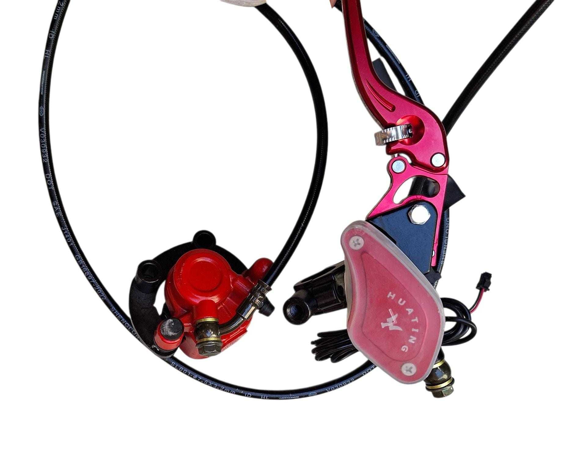 Kit complet frana pe ulei spate stanga scuter CityCoco Chopper