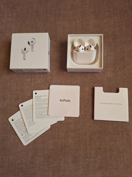 Căști Airpods 4 Noi - Factură, Cadou, Ideal Urgent