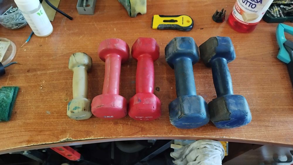 Гирички по 1кг, 2кг, 3кг - фитнес дъмбели