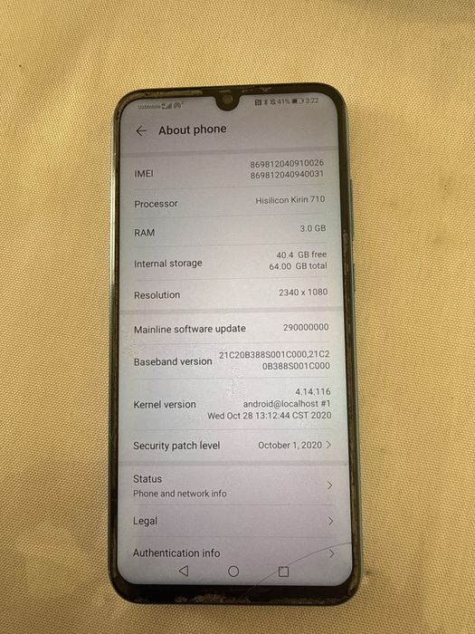 Honor 10 Lite sotiladi garantiya bilan