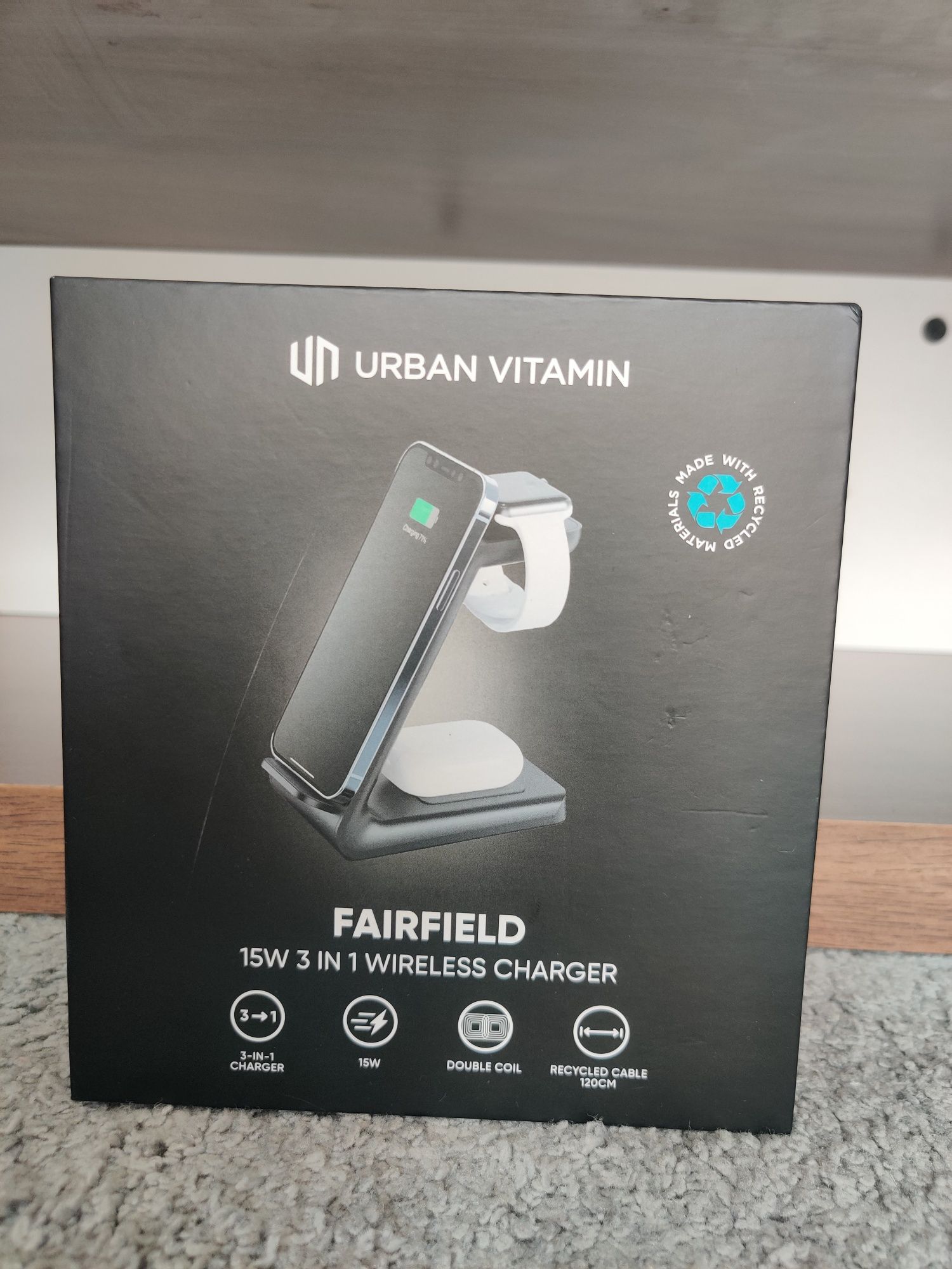 Fairfield Wireless Charger 15W 3 IN 1