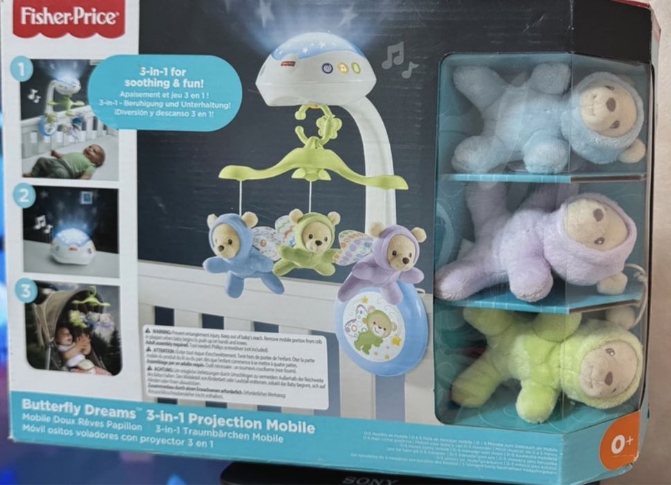Carusel fisher-price nou in cutie