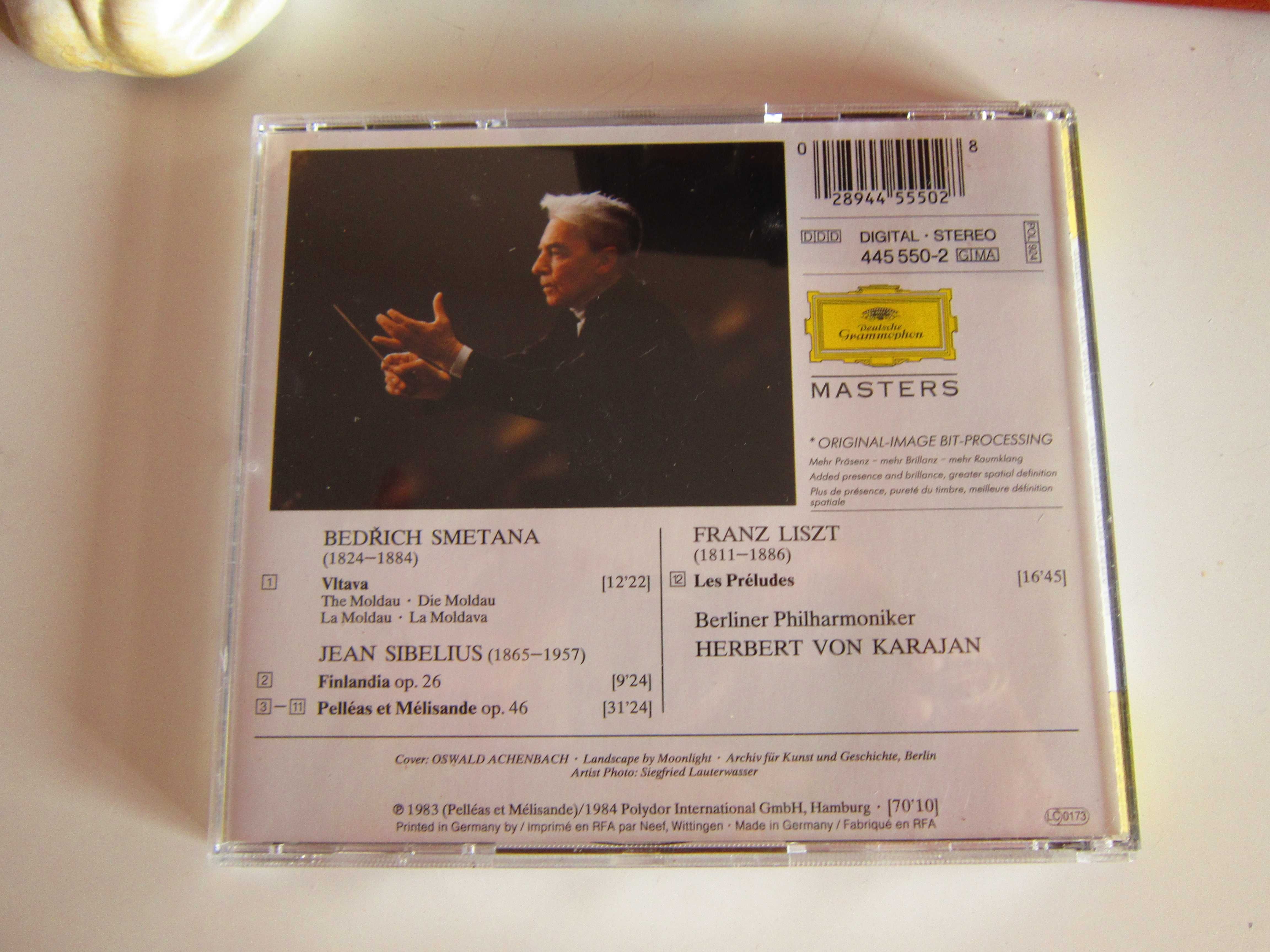 Karajan -Smetana,Sibelius,Liszt -The Moldau,Preludes,Pelleas&Melisande