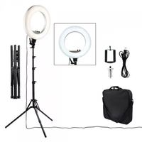 Lampa circulara LED+ geanta si telecomanda wifi/ Ring Light 45CM RL18T