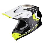 Мотокрос Каска SCORPION VX-16 EVO AIR Fusion Black-Neon Yellow