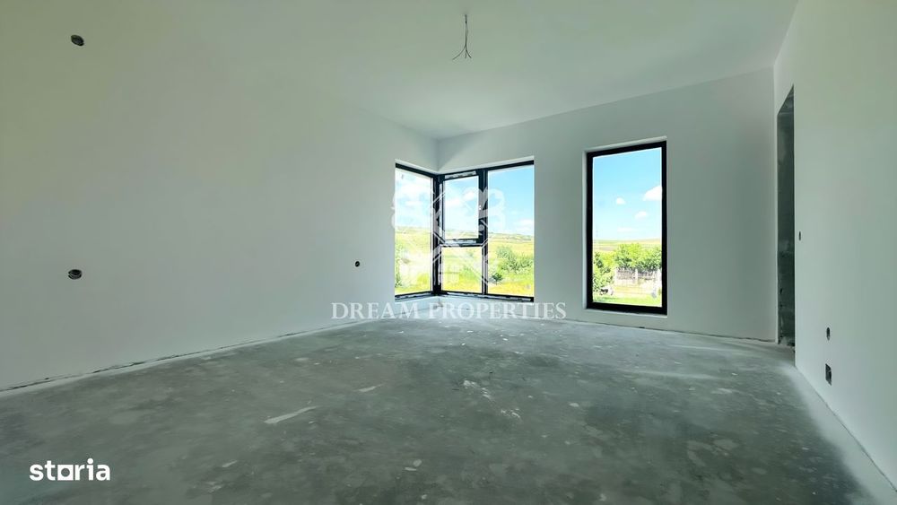 Casă individuală, 5 camere, 3 bai, teren 474 mp, Chinteni