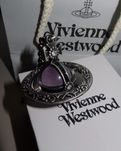 Vivienne Westwood Purple Orb Necklace