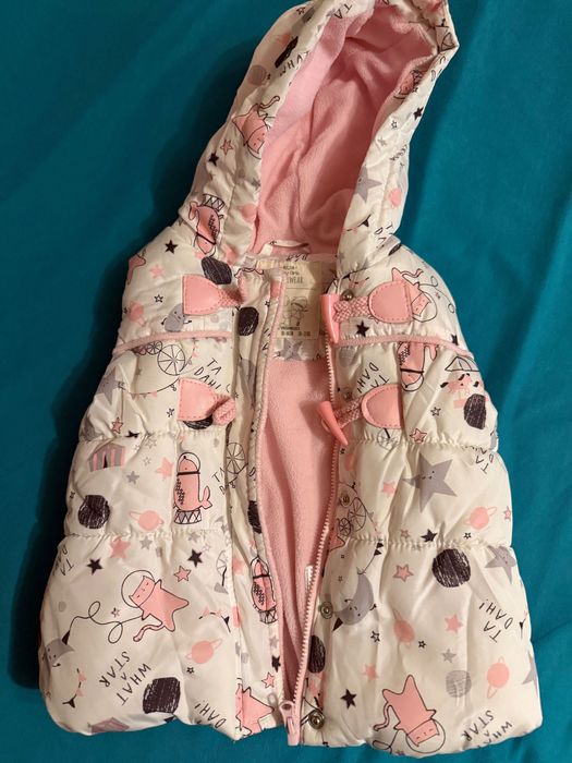 детско зимно якета zara, елек ски екип