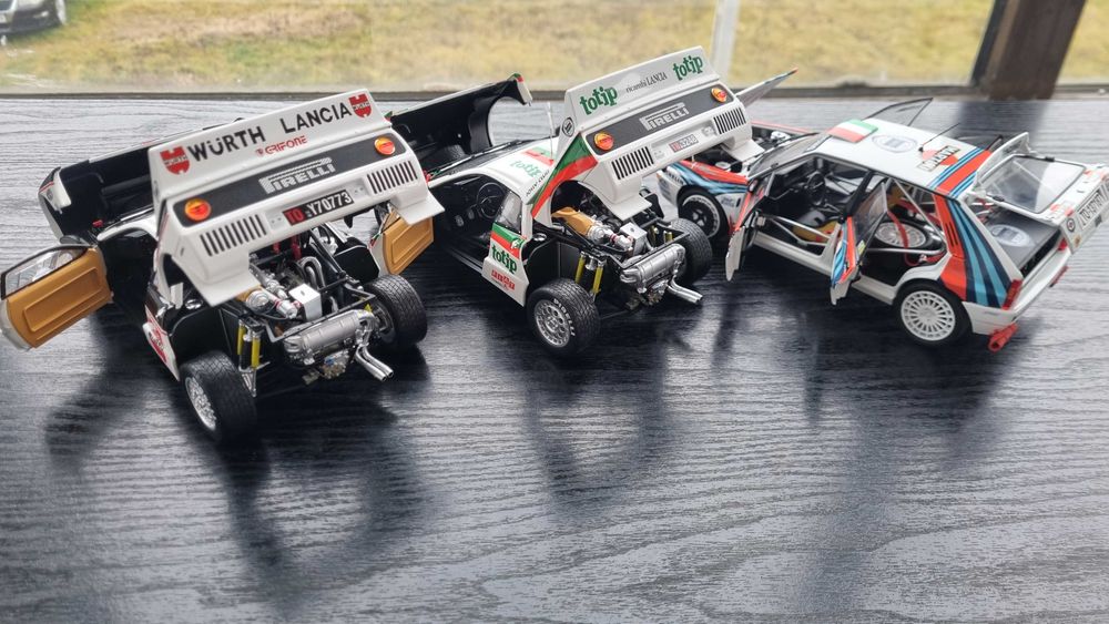 Machete auto 1:18 Kyosho - Lancia 037 + Delta Integrale
