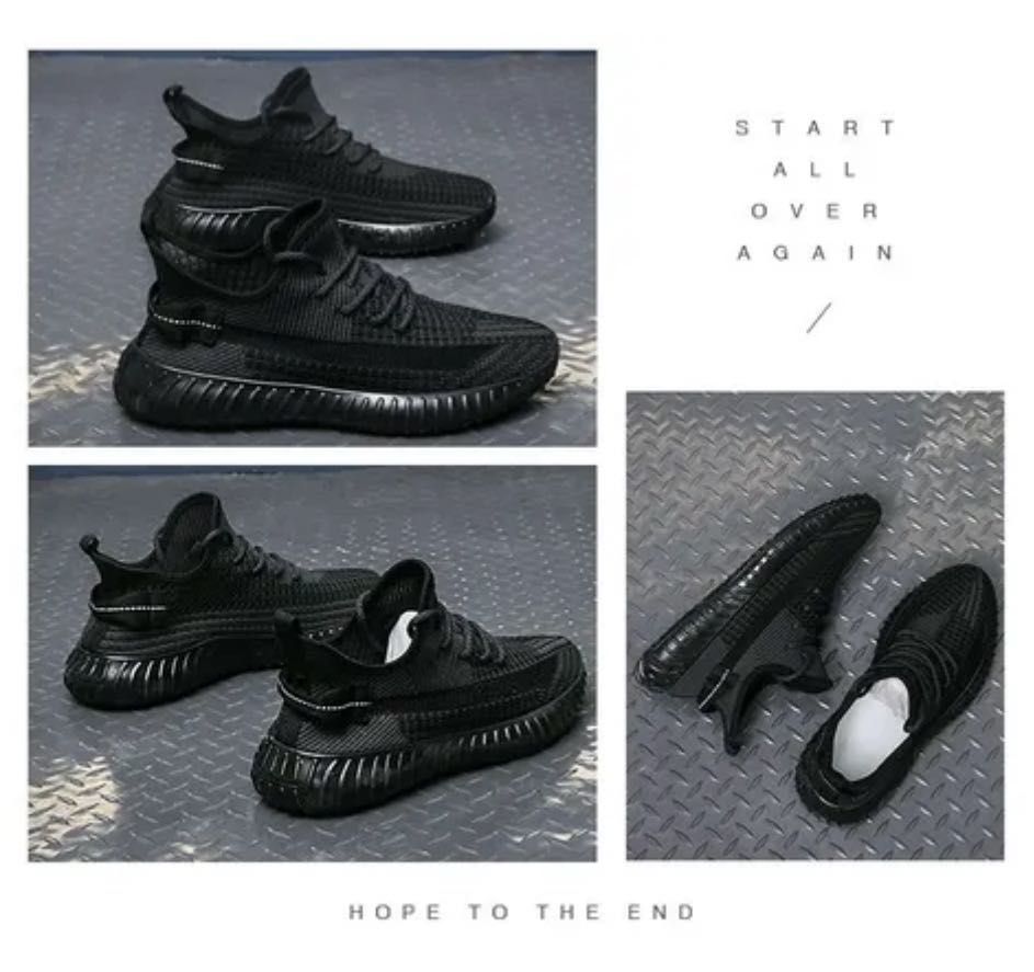 Мужские кросовки 39-44 черные