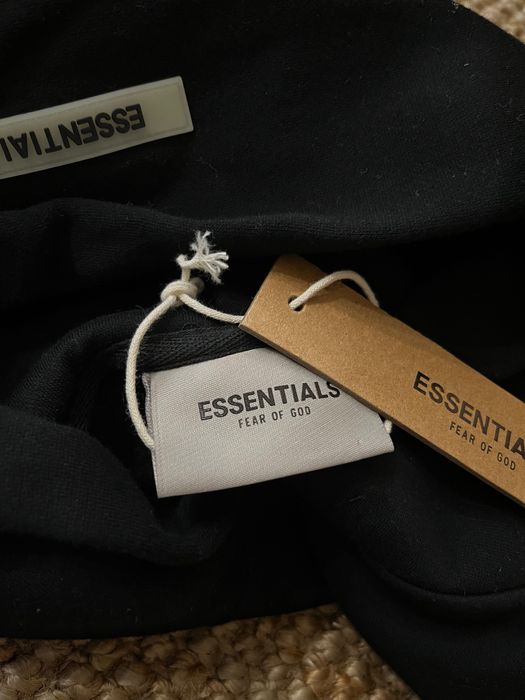 Черно essentials худи