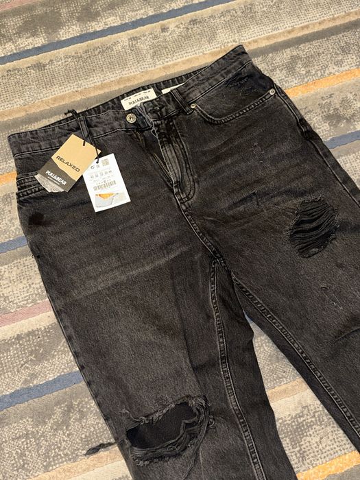 Vand blugi negri PULL&Bear model Boy friend 42 M-L