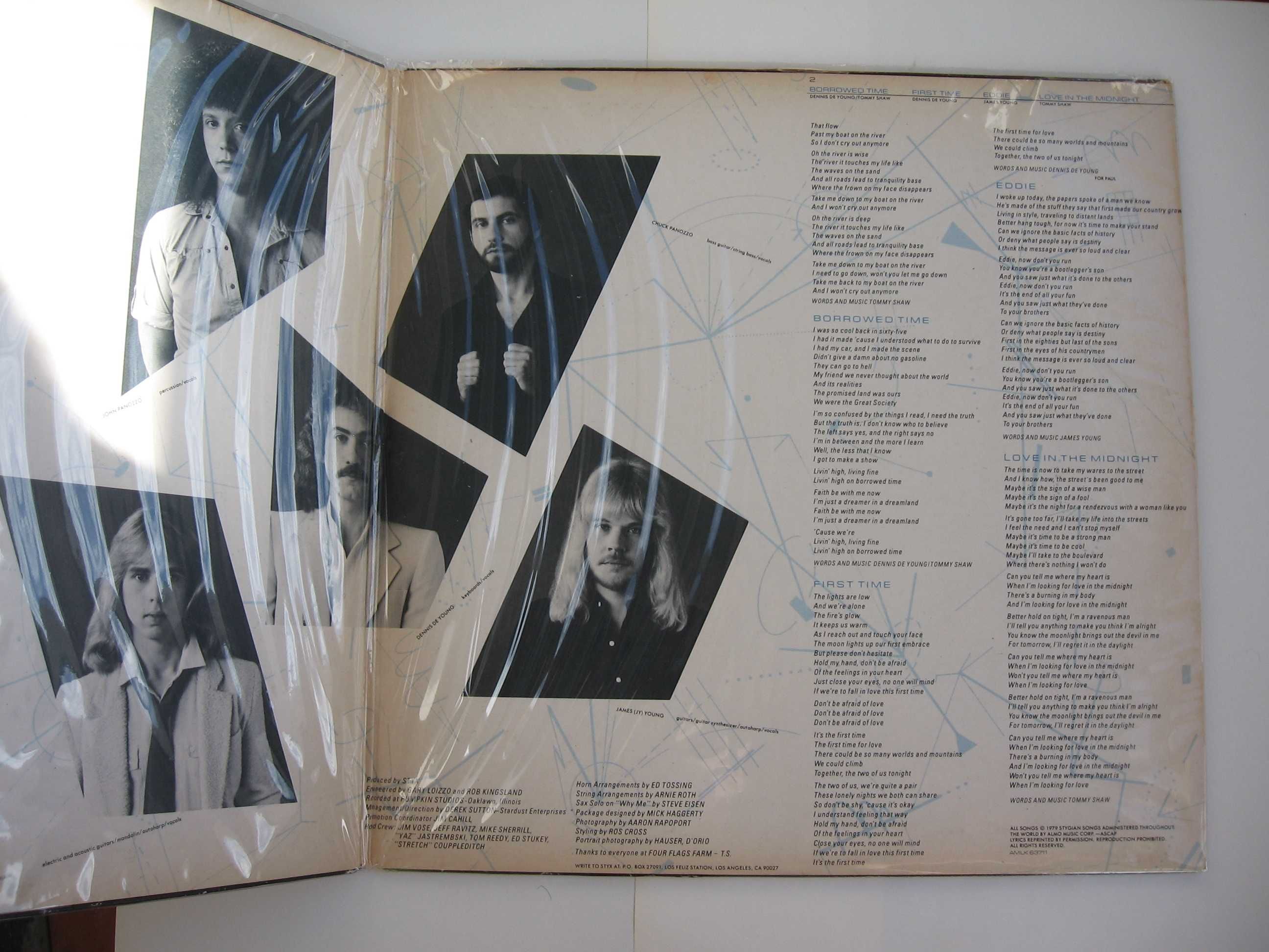 Виниловая пластинка Styx – Cornerstone (Голландия, 1979)