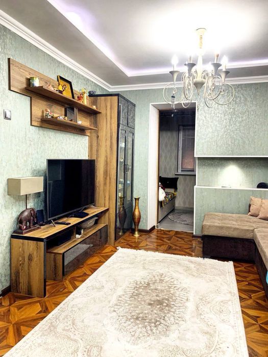 Ойбек 1/4/4 Кирпич мебель+техника балкон-2/6 Срочно 45квм