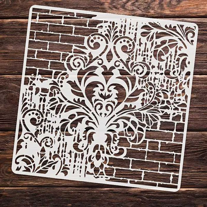 Релефен валяк с шарка и шаблони за декорация за боядисване на стени