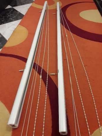 Sina perdea un canal -prindere direct in tavan  , 140 cm