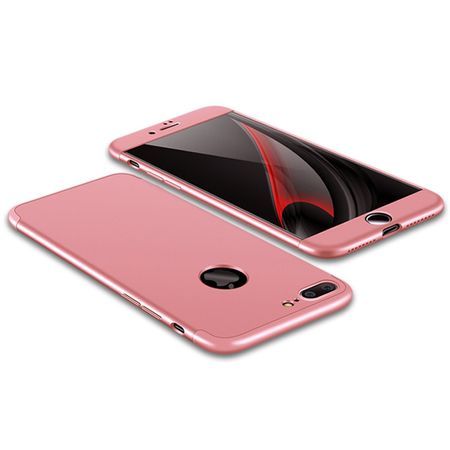 Husa Full cover GKK (fata + spate) pt iPhone 7 Plus / 8 Plus ROSE GOLD