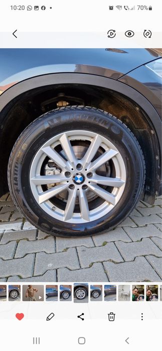 Jante BMW R18 cu senzor presiune + cauciucuri de iarna