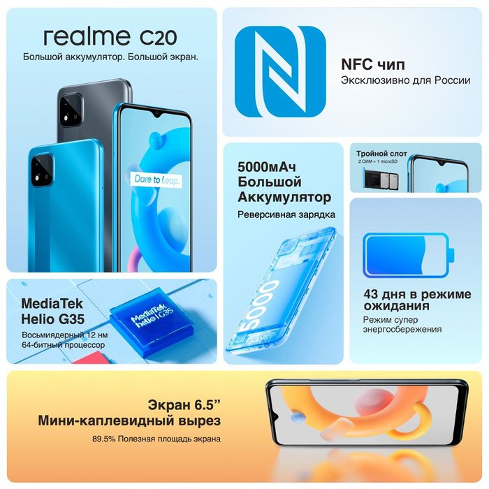 Realme c20 в хорошем состоянии