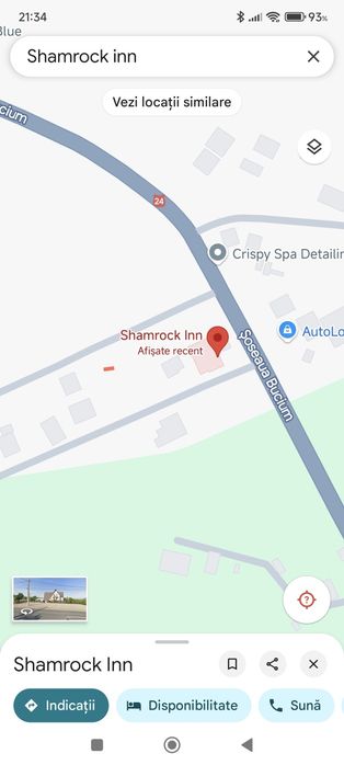 PF proprietar Bucium Shamrock Inn la strada