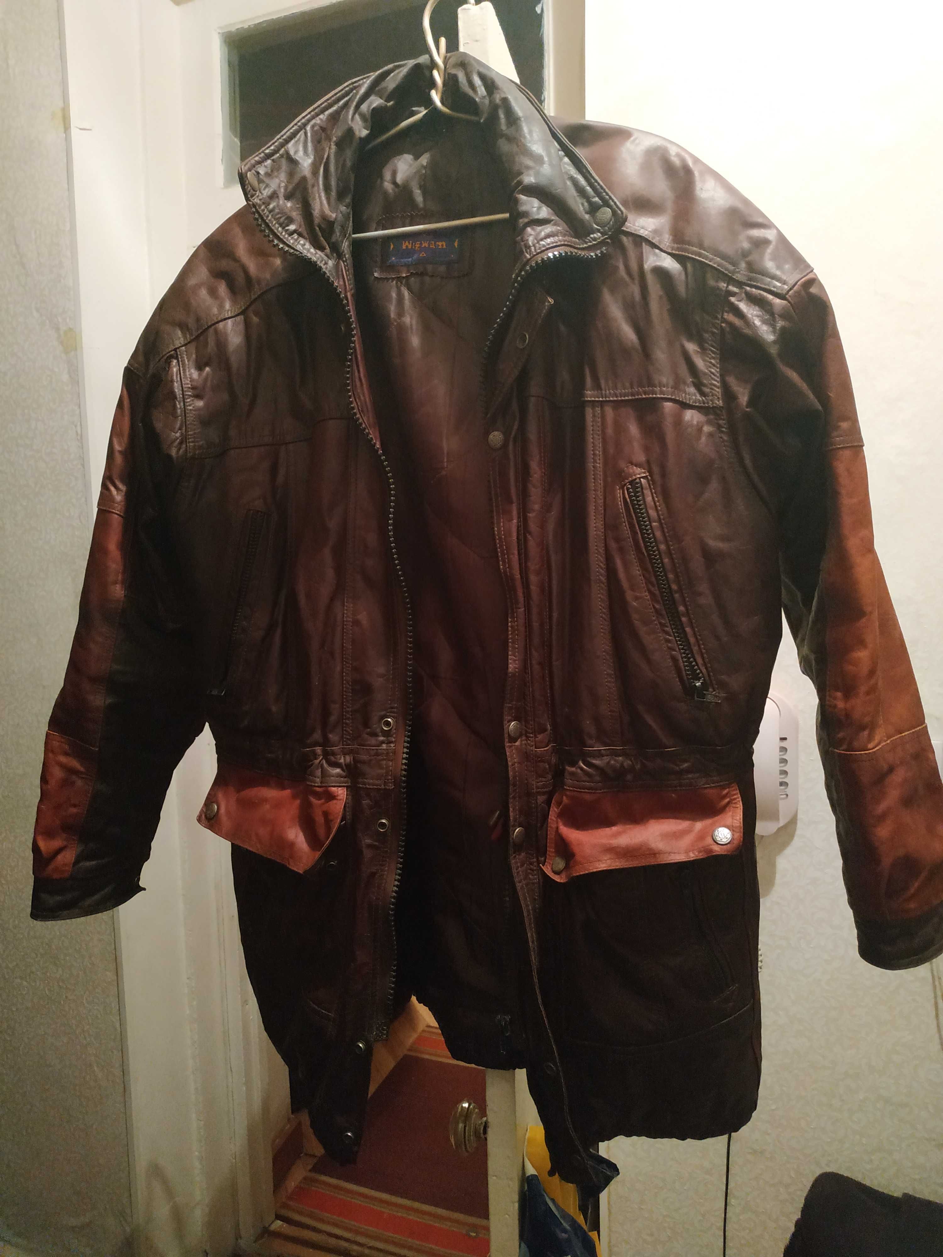 Кожаная куртка 90-х