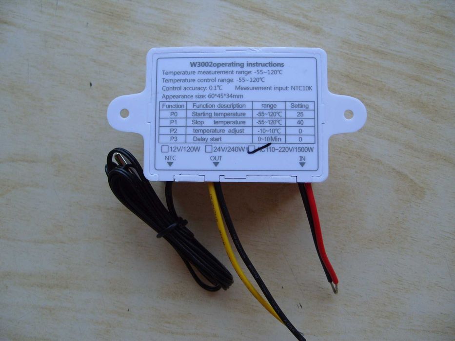 Термоконтролер, терморегулатор XH-W3002. Българско ръководство